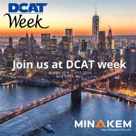 About DCAT Week .
